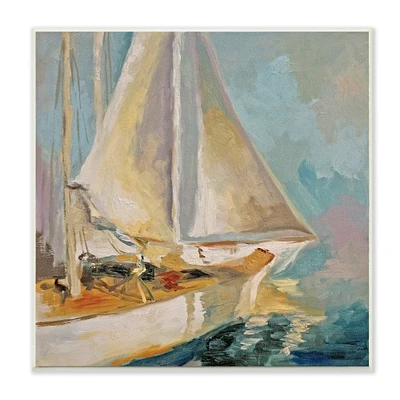 Stupell Industries Traditional Nautical Sailboat on the Water, 12" x 12"