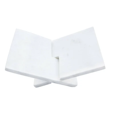 White Decorative Marble Book Holder