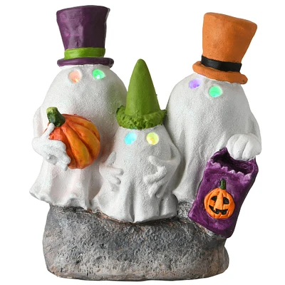 15" Colorful Hats Ghost Trio Set With LED Light