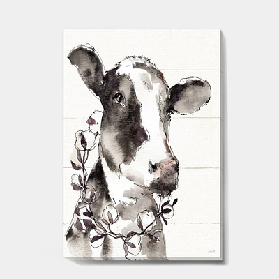 Designart - Cow Portrait Country Life