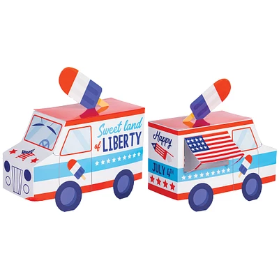 Patriotic Ice Cream Truck Centerpiece Kit