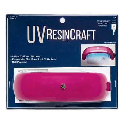 6 Pack: Blue Moon Studio™ UV Resin Craft Pink Curing USB Lamp