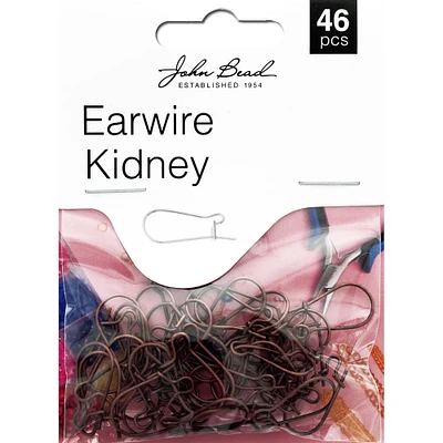 John Bead Kidney Earwires