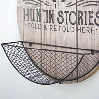 American Art Décor™ Huntin' Stories Told Here Bottle Opener and Cap Catcher Wall Décor