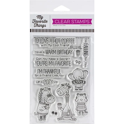 My Favorite Things® Sweater Weather On Safari Clear Stamps