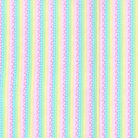 Fabric Traditions Pink Flower Stripe Cotton Fabric