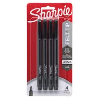 6 Packs: 4 ct. (24 total) Sharpie® Black Fine Point Pens