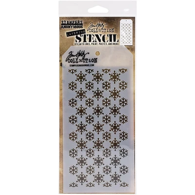 Stampers Anonymous Tim Holtz® Flurries Layered Stencil