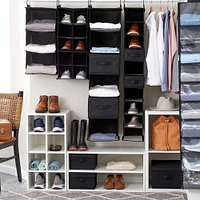Household Essentials 10 Shelf Hanging Closet Organizer