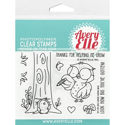 Avery Elle Look How Big Clear Stamps