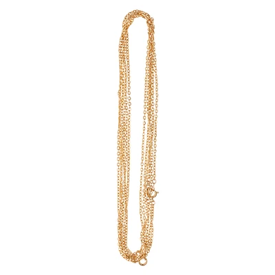 Hamilton Gold Flat Oval Chain Necklaces By Bead Landing™