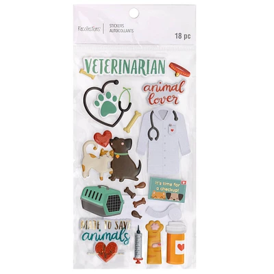 12 Pack: Veterinarian Stickers by Recollections™