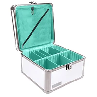 Vaultz White Square Divided Storage Box