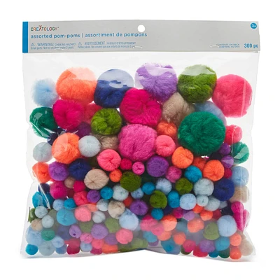 12 Packs: 300 ct. (3,600 total) Fashion Mix Pom Poms by Creatology™