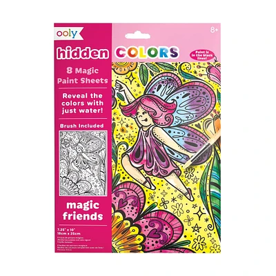 OOLY Hidden Colors Magic Friends Magic Paint Sheets