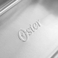 Oster 9" Baker's Glee Silver Aluminum Rectangle Loaf Pan