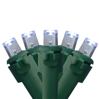300ct. Pure White Wide Angle LED Christmas String Lights