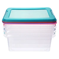 14.5qt. Storage Bins with Lids, 4ct. by Simply Tidy™