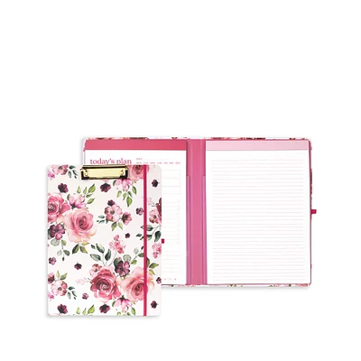 Steel Mill & Co.® Rose Floral Double Pad Clipboard Folio