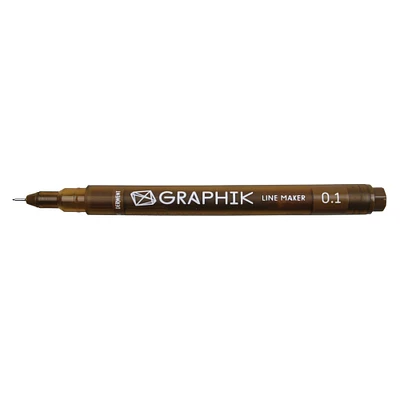 Derwent® Sepia Graphik Line Maker Pen