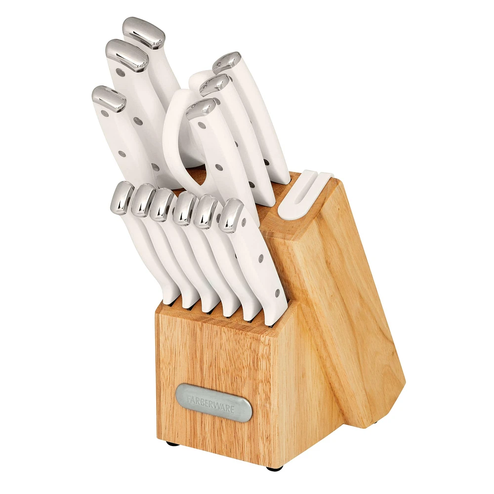 Farberware EdgeKeeper® White 14-Piece Cutlery Set