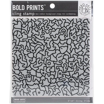 Hero Arts® Bold Prints™ Graffiti Lines Cling Stamp