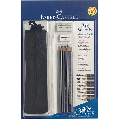 6 Pack: Faber-Castell® Art on the Go Drawing Kit