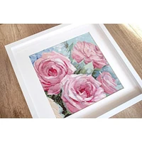 Letistitch Pale Pink Roses Counted Cross Stitch Kit