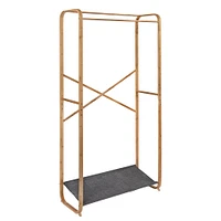 Honey Can Do Bamboo & Canvas Garment Rack