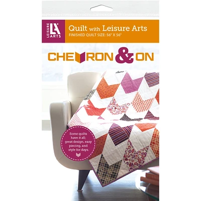 Leisure Arts® Chevron & On Quilt Pattern