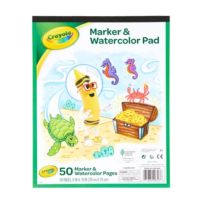 12 Pack: Crayola® Marker & Watercolor Pad