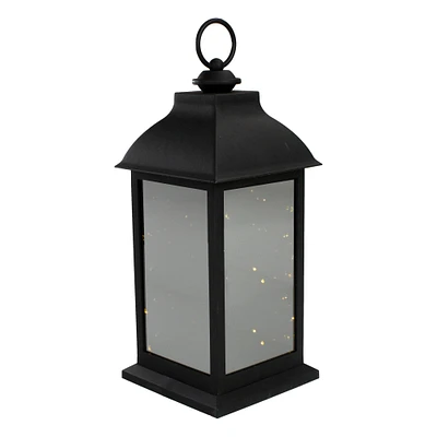 12.5" LED Lantern with Warm White Flickering Light