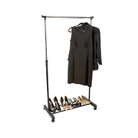 Simplify Single Tier Rolling Garment Rack