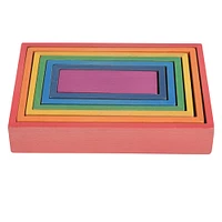 TickiT® Wooden Rainbow Architect Rectangles