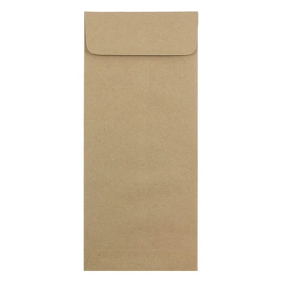 JAM Paper 5" x 11.5" Brown Kraft Paper Bag Premium Envelopes, 25ct.