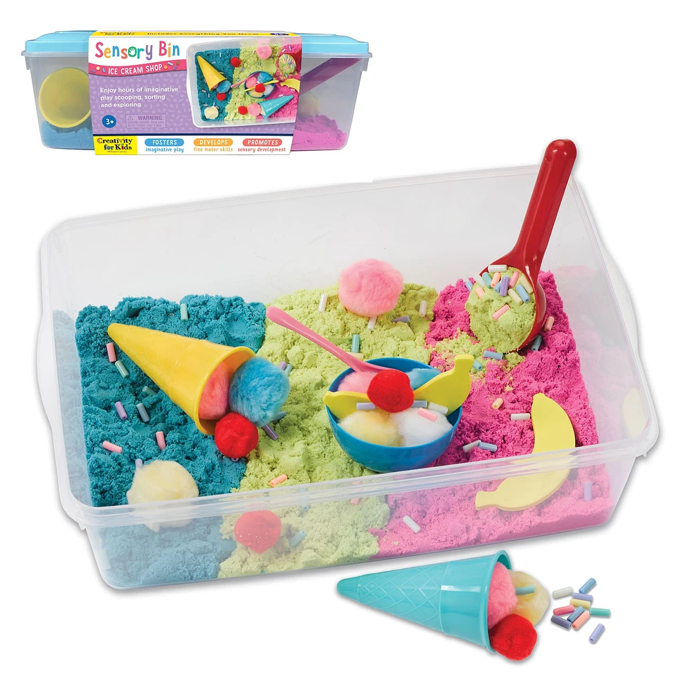 8 Pack: Creativity for Kids® Ice Cream Shop Sensory Bin