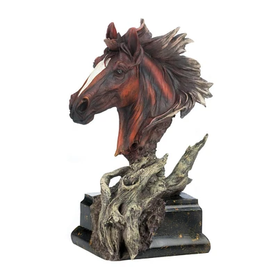 12" Driftwood Stallion Sculpture