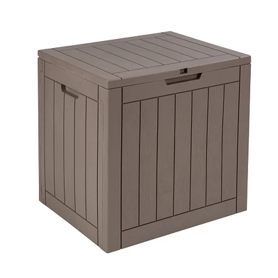 6 Pack: Honey Can Do 30gal. Brown Small Deck Outdoor Storage Box