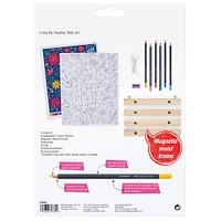 Faber-Castell® You Got This Color By Number Wall Art Kit