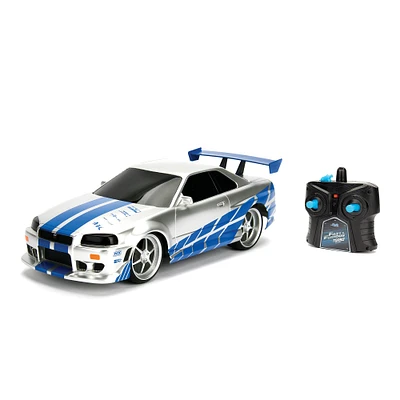 Jada Toys® Fast & Furious Remote-Control Nissan Skyline GTR R34 Toy