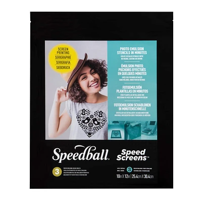 Speedball® Speed Screens™ Sheet Pack, 3ct.
