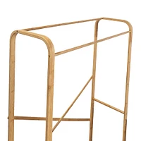 Honey Can Do Bamboo & Canvas Garment Rack