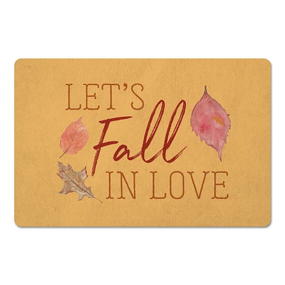 Let's Fall In Love Floor Mat