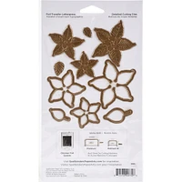 Spellbinders® Glimmer Poinsettia Hot Foil Plate Set