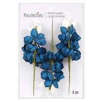 Bluebonnet Paper Flowers by Recollections™, 3ct.