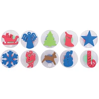 12 Packs: 10 ct. (120 total) Ready 2 Learn® Christmas Shapes Giant Stampers Set