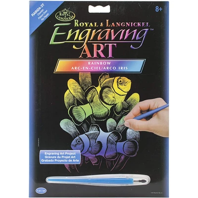 Royal & Langnickel® Engraving Art™ Clownfish Rainbow Foil Kit