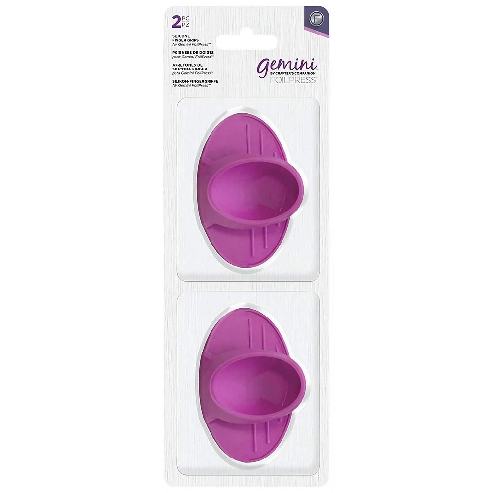 Gemini™ Foilpress 2 Piece Silicone Finger Grips 