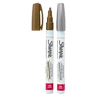 12 Packs: 2 ct. (24 total) Sharpie® Oil-Based Fine Point Metallic Paint Marker Set