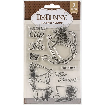Bo Bunny® Tea Party Clear Stamps